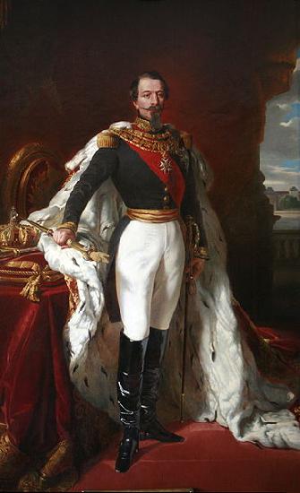 Etienne Billet Portrait de l'empereur Napoleon III oil painting image